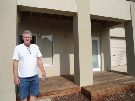 Ed Dale pleased to have composite decking installed